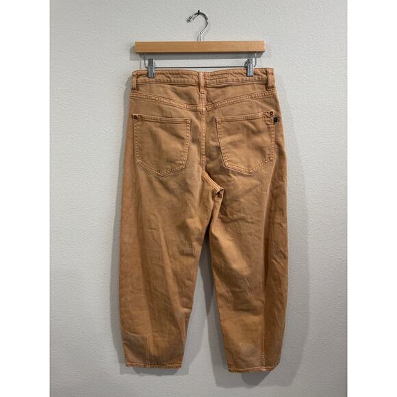 Pilcro tan/camel barrel jean - Picture 4 of 4